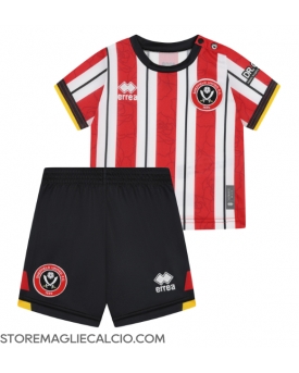 Sheffield United Maglia Gara Casa Repliche 2024-25 Bambino Maniche Corte